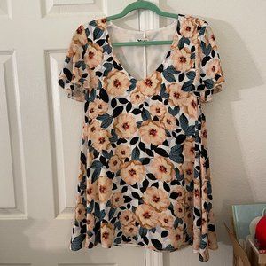 Show Me Your Mumu Kylie Mini Dress in Steel Magnolia